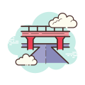 puente de carretera icon
