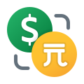 Dollar Taiwan, China Dollar Exchange icon