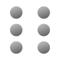 Blindenschrift icon