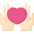 Hands Holding Heart icon