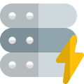 Powering up server system compatible with low energy efficient icon