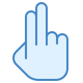 Dois dedos icon