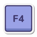 F4 键 icon