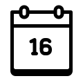 Calendario 16 icon