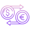 Currency Exchange euro icon