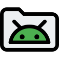 Folders in Android operating system the bot Logotype icon