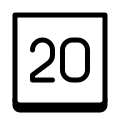 20 icon