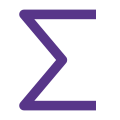 Symbol sigma, a greek alphabet used as sum of series icon