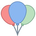 파티 baloons에 icon