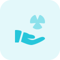 Share nuclear energy power plant running strategy icon