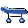 Hospital Wheel Bed icon