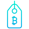 Bitcoin Tag icon