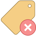 Remover etiqueta icon