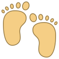 Pieds de bébé icon