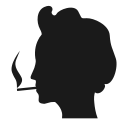Woman Smoking icon