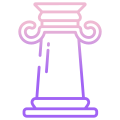 Ionic Greek Pillar icon