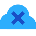 Cloud barré icon