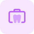 Jobs at Dental Care hospital isolated on a white background icon