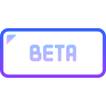 pulsante beta icon