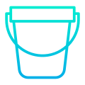 external-bucket-industry-kiranshastry-gradient-kiranshastry icon