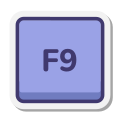 tecla f9 icon