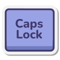 tasto capslock icon