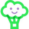 Broccoli Kawaii icon