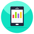 Mobile Business Report icon