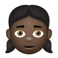 소녀-어두운 피부색 icon