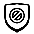 Escudo de proibido icon