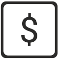 Dollar icon