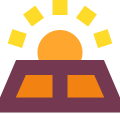 Panneau solaire icon