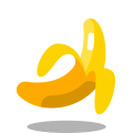 banane pelée icon