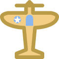 самолет-истребитель Второй мировой войны icon