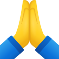Folded Hands Emoji icon