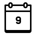 Kalender 9 icon