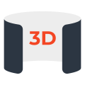 3D Reel icon