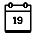 Calendrier 19 icon