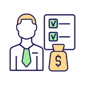 external-Financial-Advisor-finance-careers-and-job-filled-color-icons-papa-vector icon