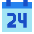 Calendário 24 icon