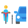 受保护的自行车道 icon
