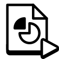 Play Pie Chart Report icon