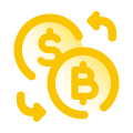Обмен  Доллар Биткойн icon