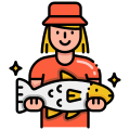 Fisherwoman icon