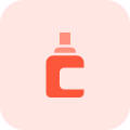 Printer ink refiller with mono color bottle icon