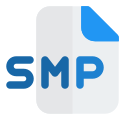 SMP file is a digital audio file allowed only 16-bit mono sound icon