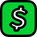 Cashapp instantly send money between friends or accept card payments for your business icon