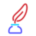 Quill With Ink icon