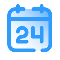 Calendar 24 icon