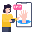Mobile Help icon